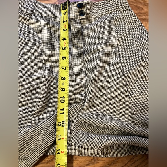 Vintage ESCADA Gray Pleated High Waisted Wool Pants Womens USA 6 / 38 - Picture 4 of 11